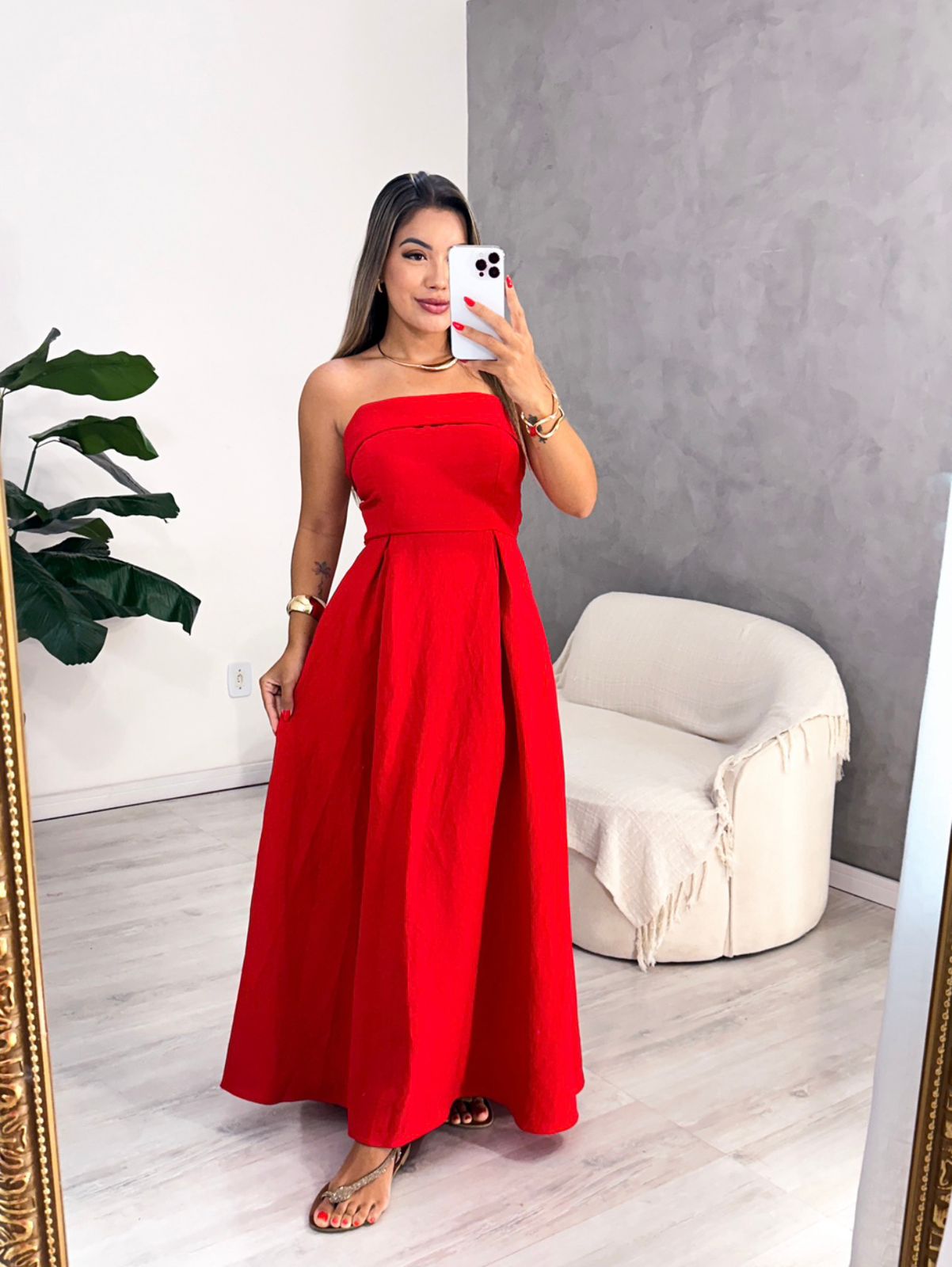 Vestido Isadora Longo